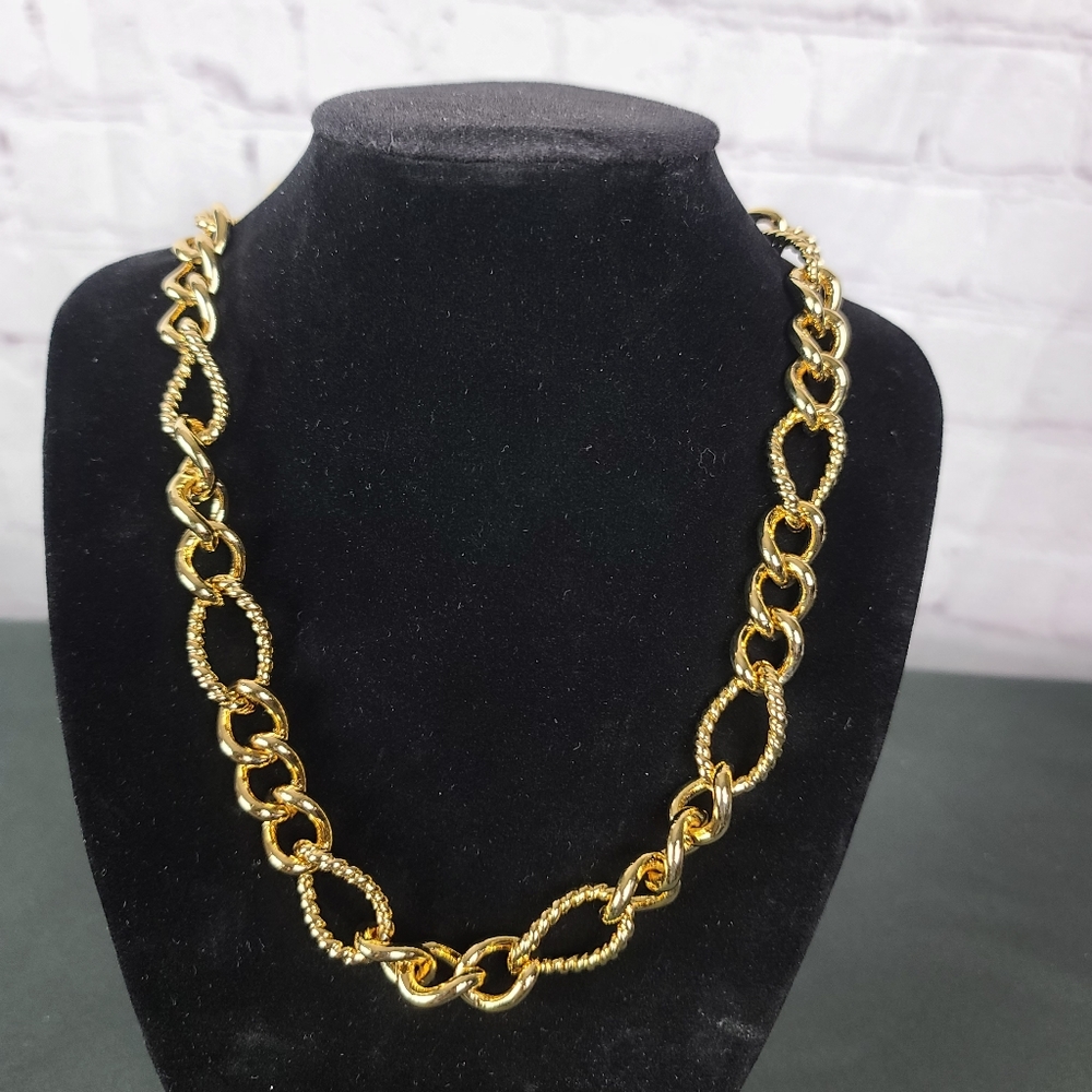Erwin Pearl  Brass Gold-tone Choker